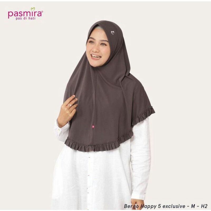 Jilbab Instan Dewasa Happy 5A M Pasmira ORI
