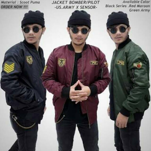 Jaket boomber. Jaket pilot . Jaket hodie