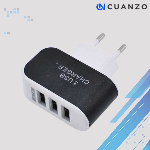 Adapter Travel Charger USB 3 Port 5V 3.1A EU Plug LED / Charger Fast Charging Multifungsi 12V Digital / Colokan Charger Hp Pengisian Daya Cepat USB Ponsel Samsung Xiaomi Vivo Oppo Universal / Kepala Charger Type C 3 Port / Adapter Charger Fast Murah Ori