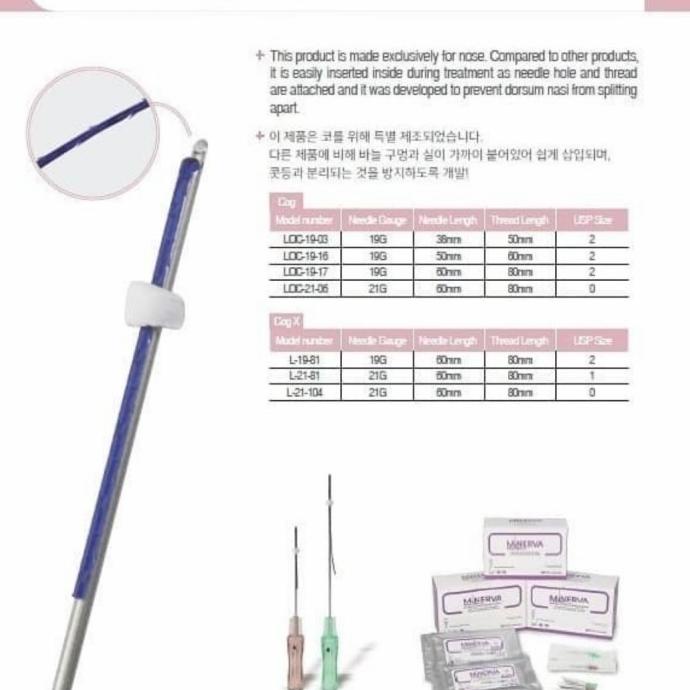 benang hidung hiko Minerva 2pcs