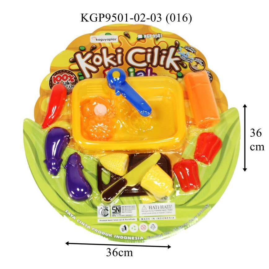 BENSHOP - MAINAN BUAH POTONG RUJAK - KOKI CILIK