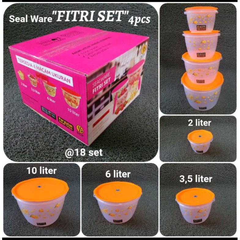TOPLES KEDAP UDARA FITRI SET SEALWARE 4PCS
