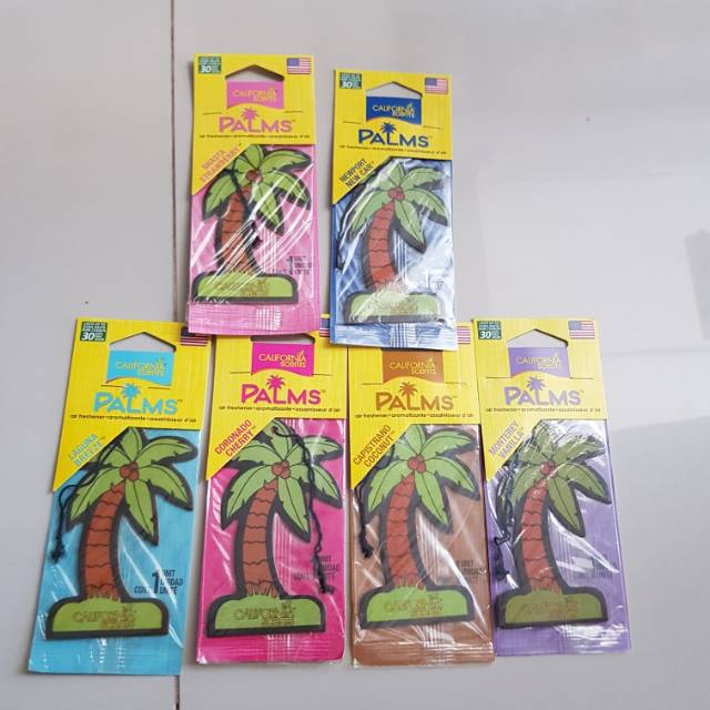 PAKET CALIFORNIA SCENTS 50 PCS CALIFORNIA SCENT PALM PARFUM MOBIL PEWANGI CALIFORNIA SCENTS