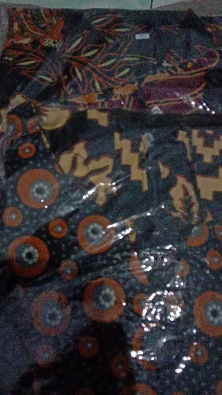 Size M L Xl Xxl Xxxl Bswart Batik Hrb026 Kenongo Kemeja Batik Lengan Panjang Pekalongan Murah Grosir