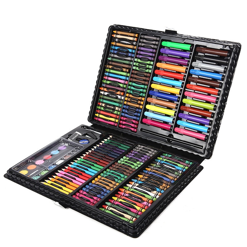 WE Crayon Set 168pcs / Krayon Mewarnai Anak 168pcs / Pensil Warna Set 168pcs