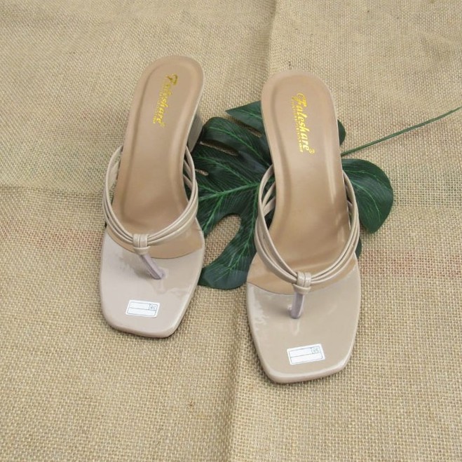 Sandal Wanita Hak Tahu Tali Jepit BG-03