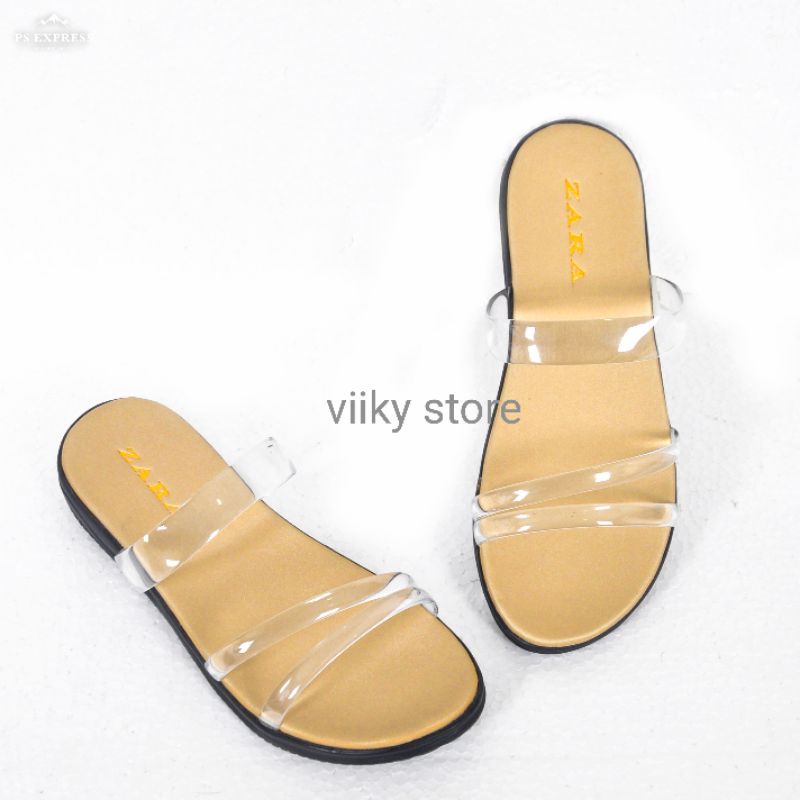 3.3 BIG SALE !! Sandal slop jely/sandal kaca/sandal teplek wanita