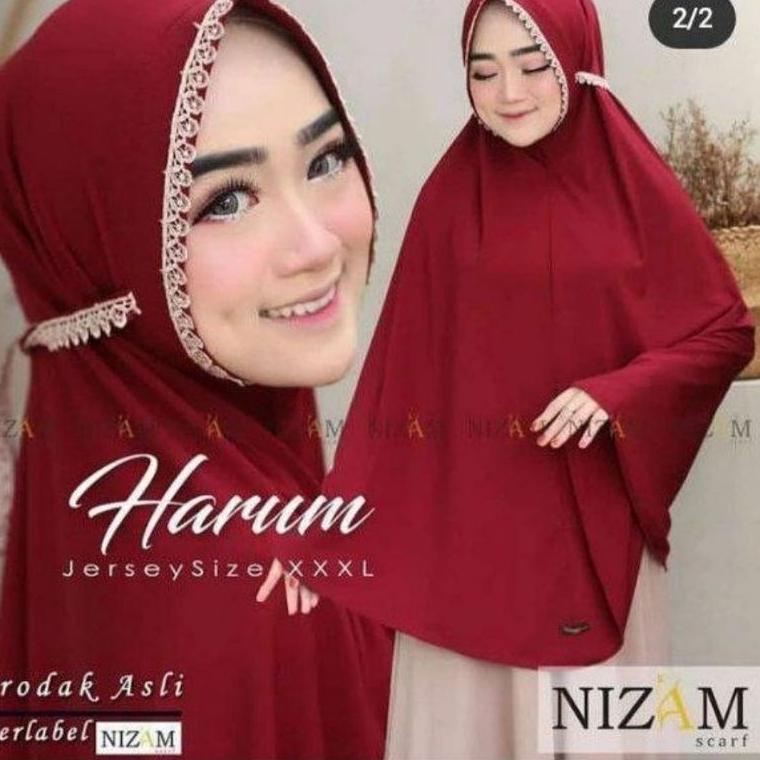 Jilbab Instan Tali Renda Jumbo Jersey Original "Ciw31au22ᴷ"