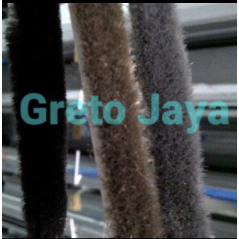 Bulu Moher Besar Lis Peredam Pintu Jendela Mohair Moheir Aluminium Les Alumunium Kayu