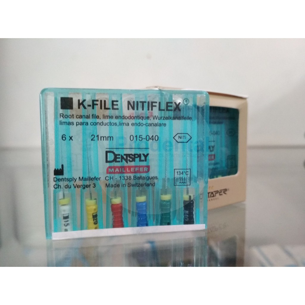 Dentsply K File Niti / Nitiflex Hand Use 21mm #15-40