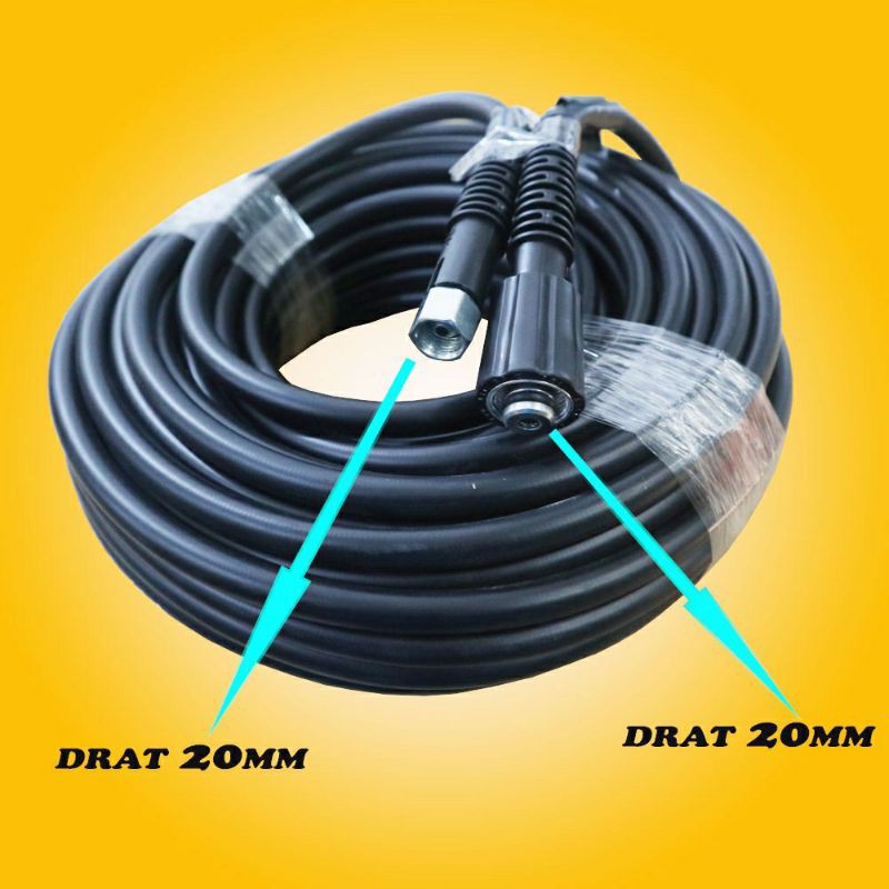 Selang Jet Cleaner 25 meter / Selang High Pressure/ Selang Steam 25 meter