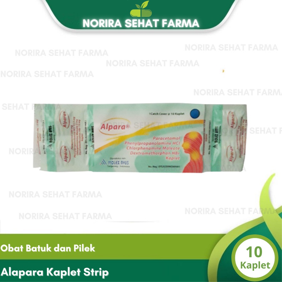 Alpara Kaplet / alphara Box - Obat Batuk & Pilek