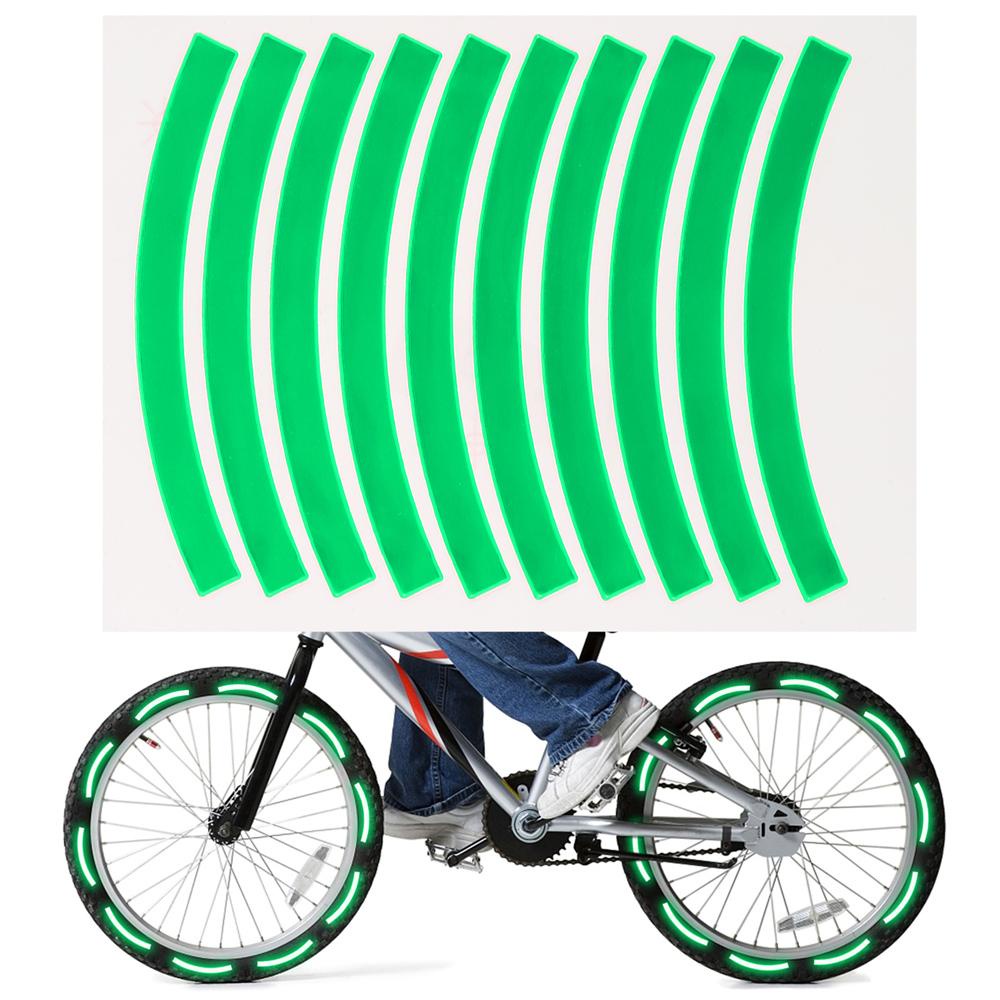 Agustinina Tape Reflektif Motor 10pcs Cycling Scooter Reflector Tape Strip Reflektor