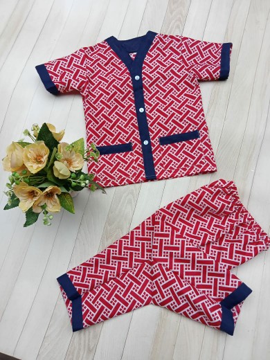 Set Batik Piyama Anak Bayi Balita Cewek Cowok Produksi Sendiri