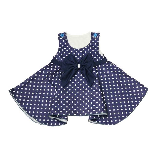 Dress Polkadot Bayi/Baju Bayi Perempuan/Gaun Bayi/Terusan Bayi
