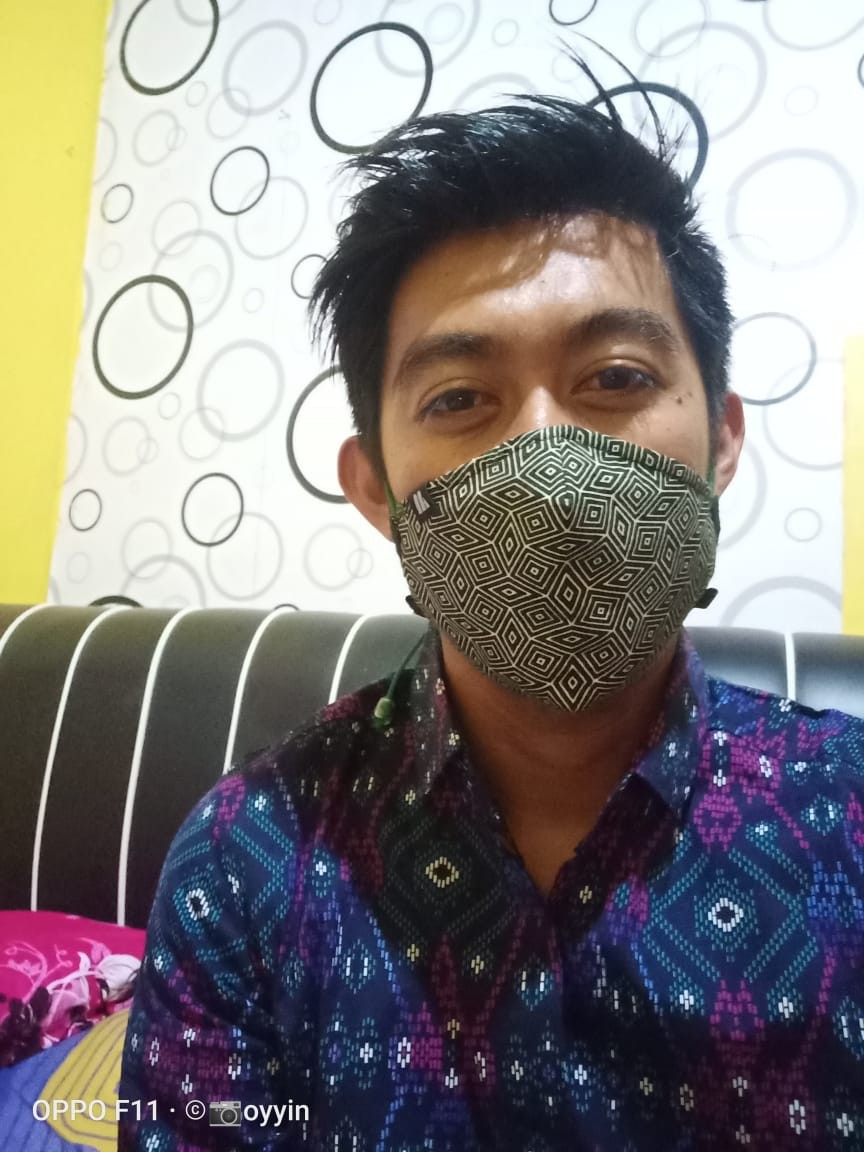 Predz_id 6532 Kemeja Batik Pria Slimfit Cotton Stretch Lengan Panjang Kemeja Batik Formal Kantoran