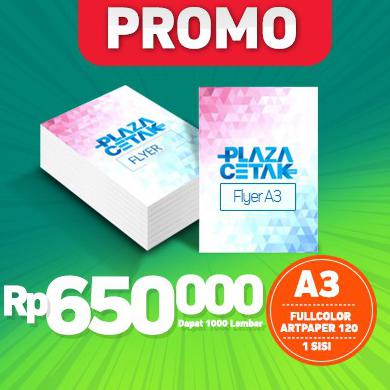 

Buruan Beli] Cetak Brosur A3 1 Sisi / 2 Sisi - 1000 Lembar (Artpaper 120Gsm) - 1 Sisi