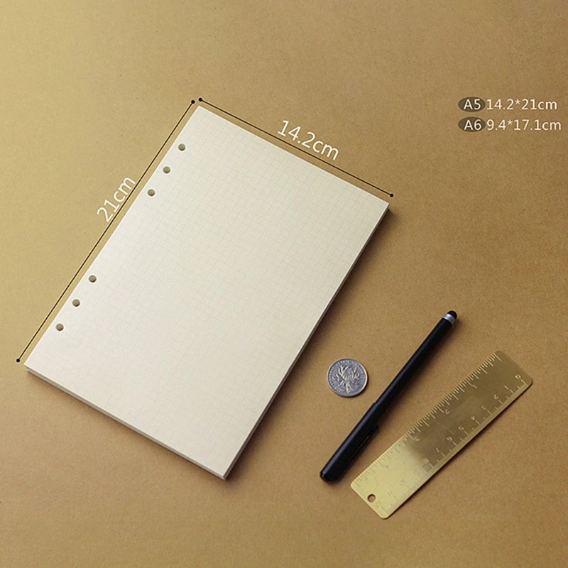 

ISI BINDER KERTAS NOTEBOOK A5 A6 A7 6 LUBANG 6 Ring | REFILL LOOSE LEAF POLOS DOT GARIS KOTAK TEBAL