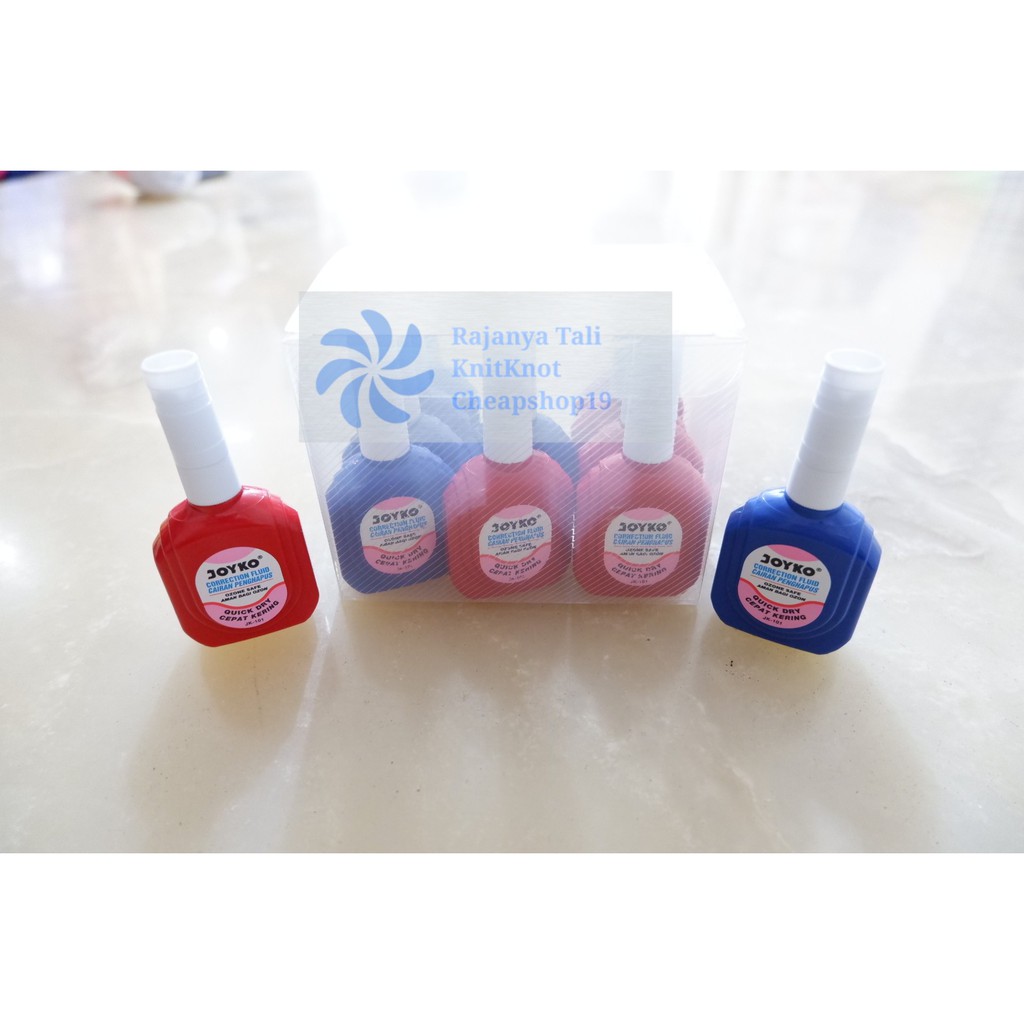 

Correction Fluid JK101 Tipex cair Tip-ex cairan penghapus JOYKO 12 pcs