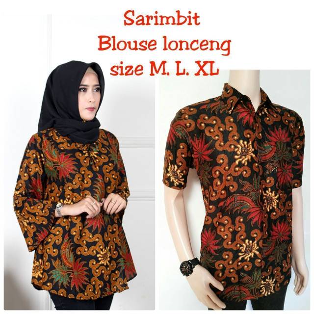 GROSIR COUPLE BATIK BLUS MERAK