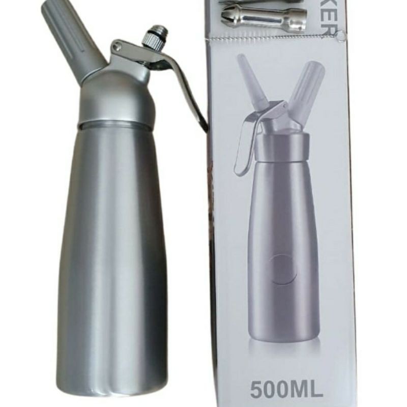 WHIPPED CREAM DISPENSER 500 ML/ ALAT PEMBUAT WHIPPED CREAM Stainless