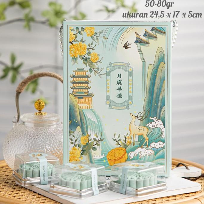 

[COD] Kotak mooncake box premium kotak kue bulan terbaru kotak kue bulan new [COD]