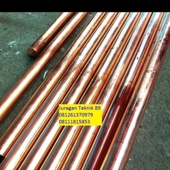 Produk Terbaru Tembaga Batangan 8Mm X 20Cm As Tembaga / Tembaga Rod