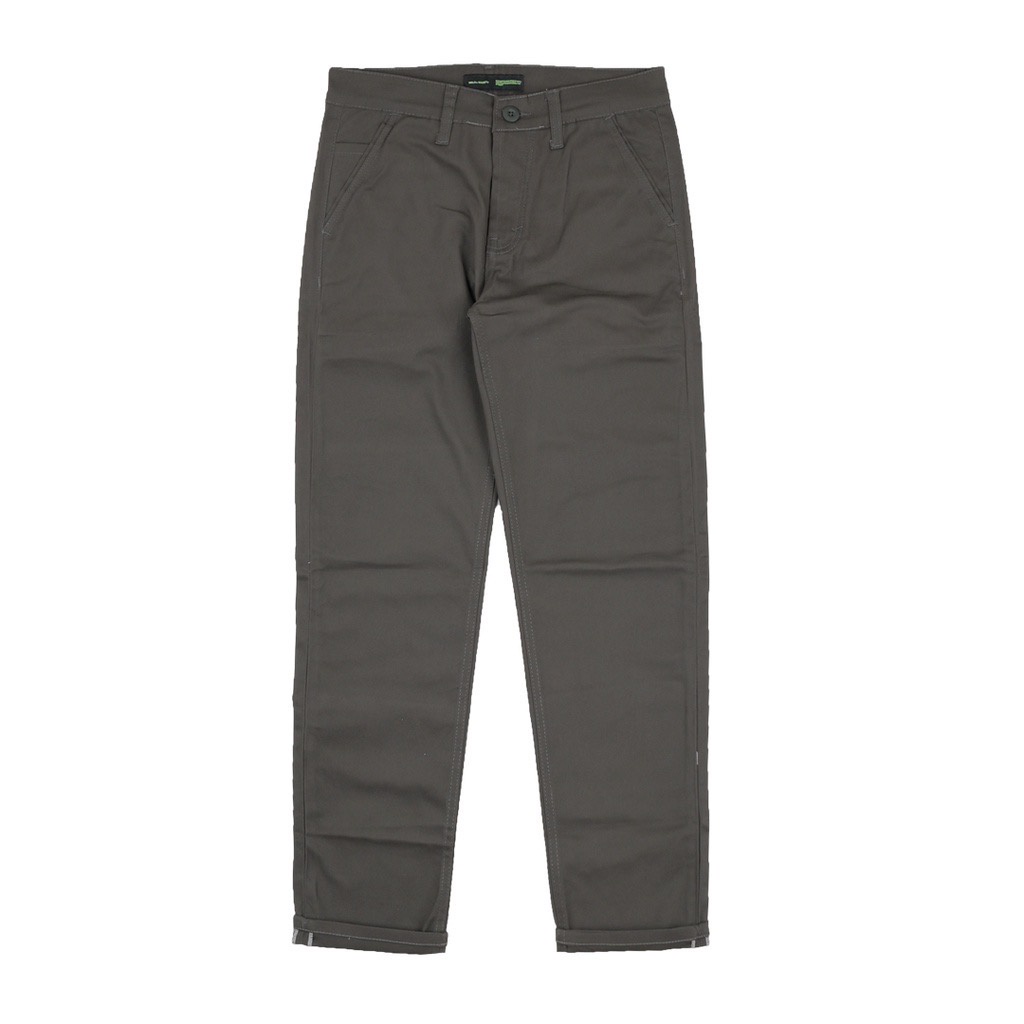 Mcvois Celana Chino Panjang Pria Abu Tua Premium Distro