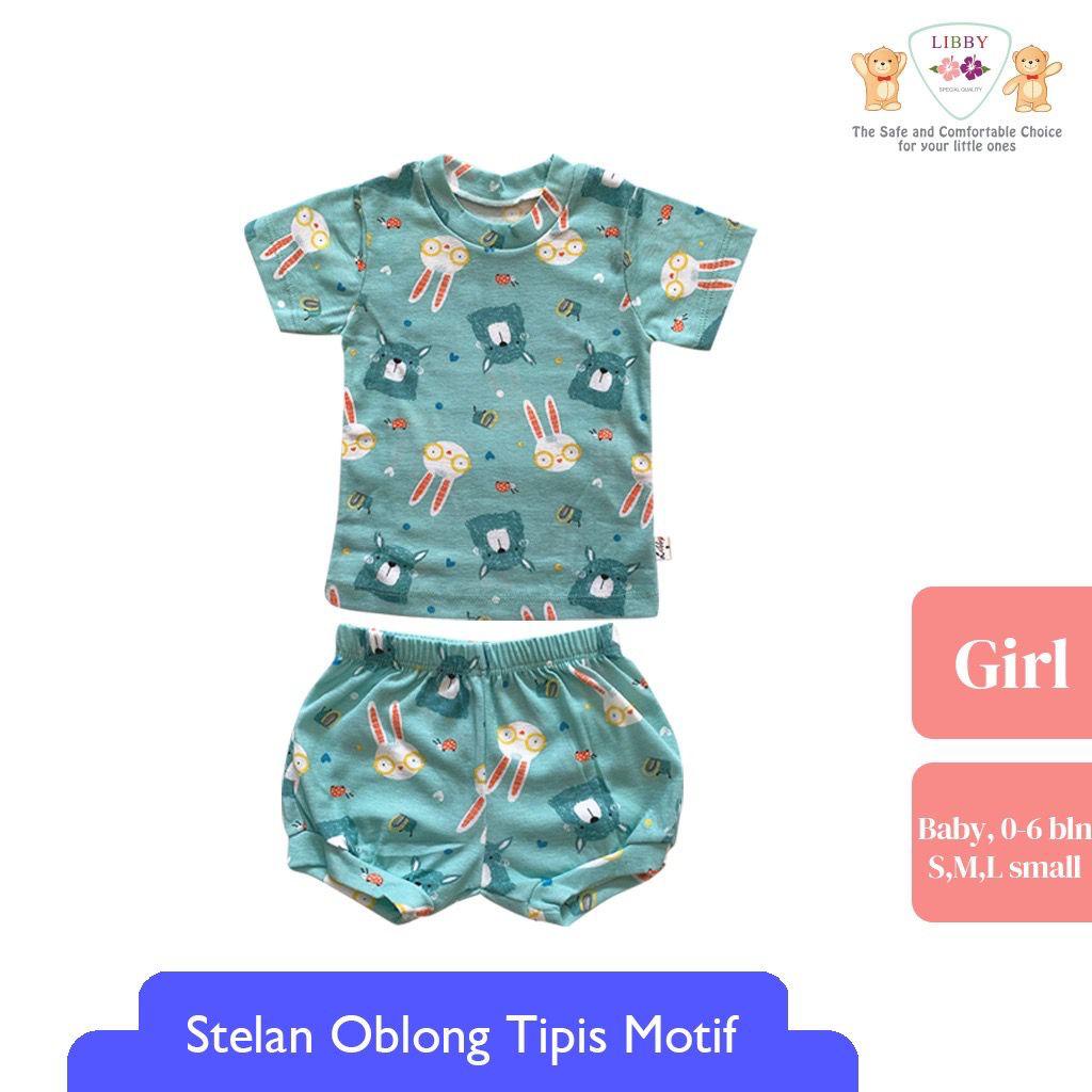 LIBBY STELAN  ANAK BAJU PENDEK CELANA BOY