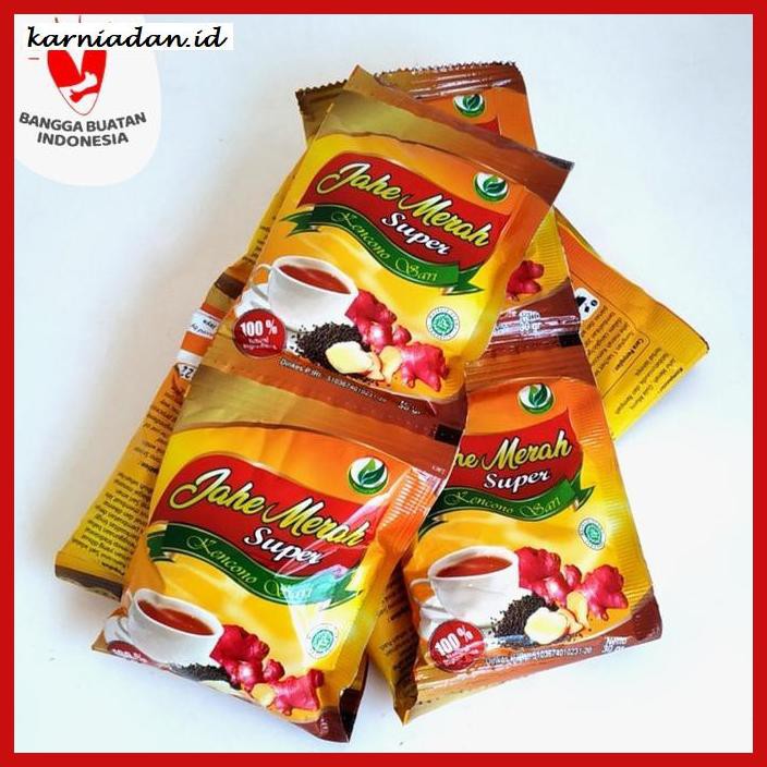 

lanoisidartdrink- jahe merah super kencono sari kemasan sachet -asliii-bngittt.