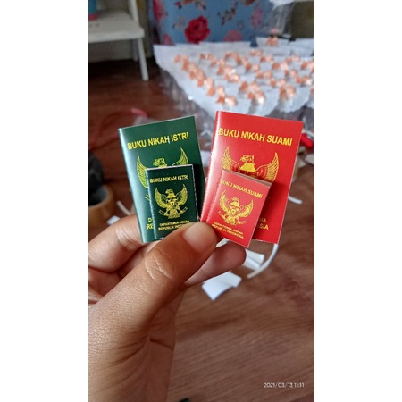 Replika Buku Nikah/ bahan mahar