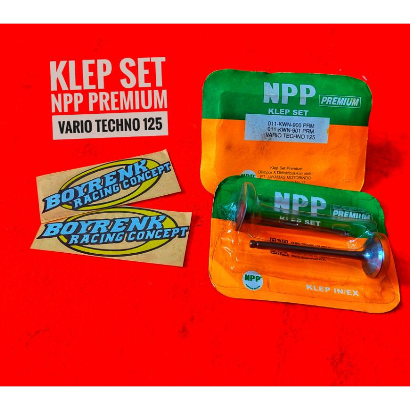 KLEP SET / PAYUNG KLEP VARIO TECHNO 125 SET IN EX NPP PREMIUM - BOYRENK RACING