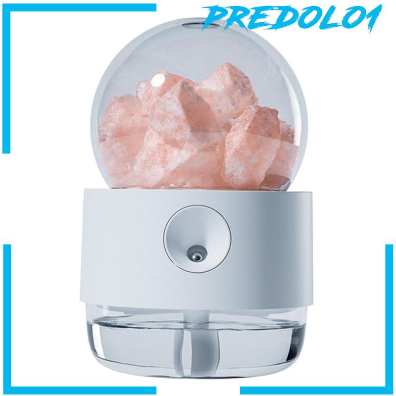 [PREDOLO1] Essential Oil Diffuser Himalayan Salt Light Diffuser  Humidifier White