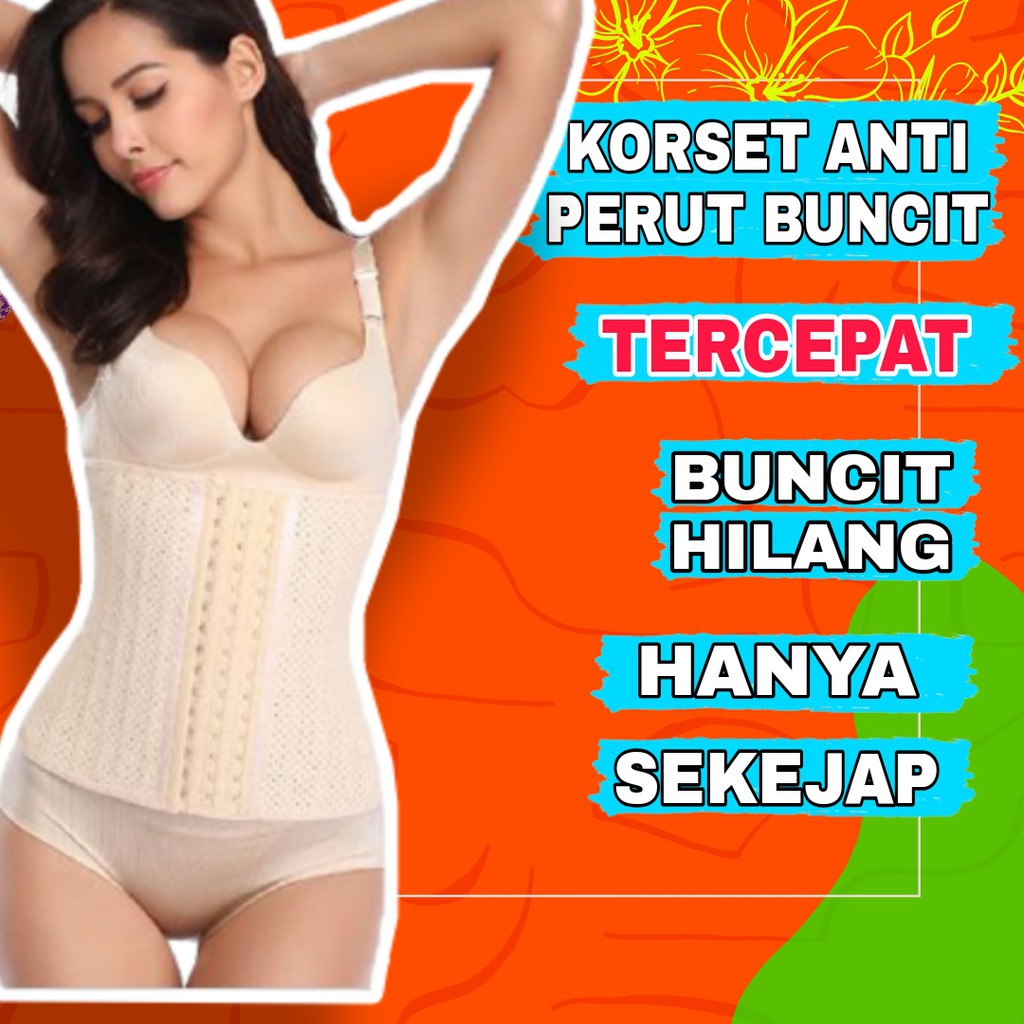 Korset Pelangsing Pembakar Lemak Perut Buncit Pakaian Peramping Perut Buncit Body Slimming Murah