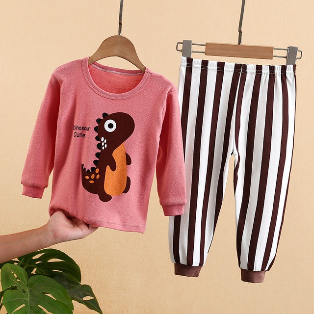 Hansen Gallery COD Setelan Baju Tidur Anak Baju Jumper Pyama Anak Korea Import HG 033