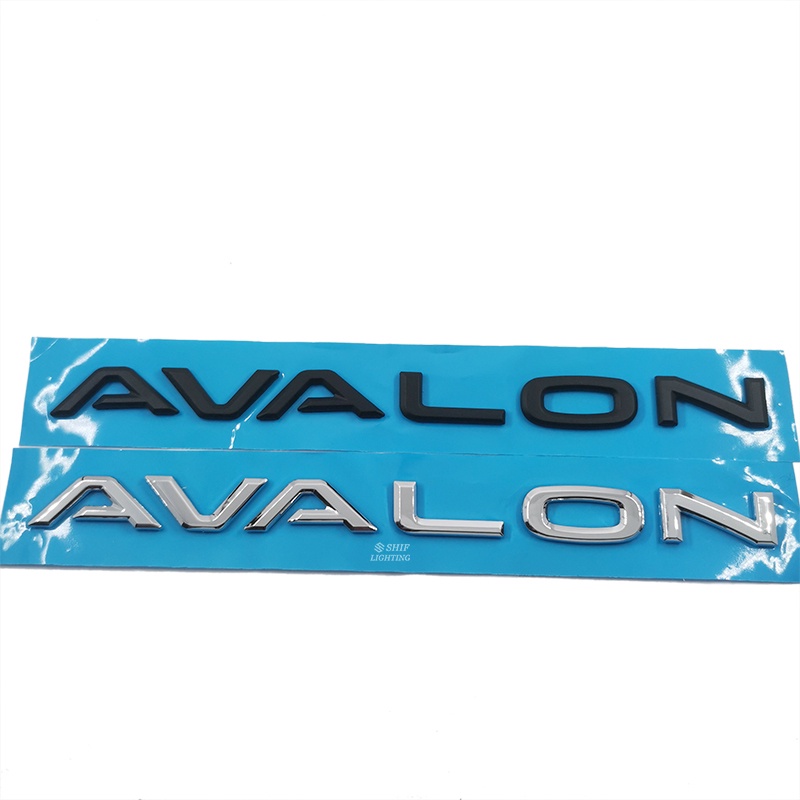 1pc Stiker Emblem / Badge Motif Tulisan AVALON Bahan ABS Untuk Dekorasi Mobil TOYOTA AVALON