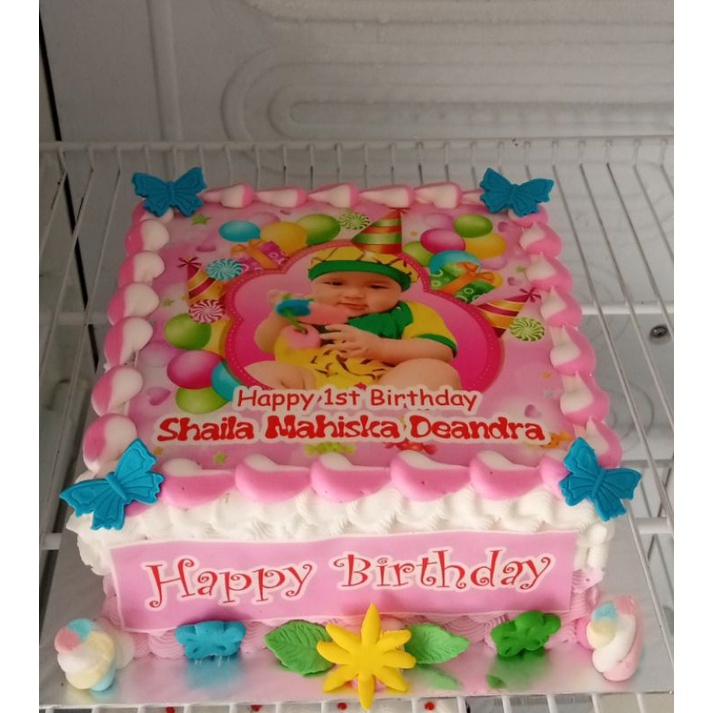 

edible cake blackforest