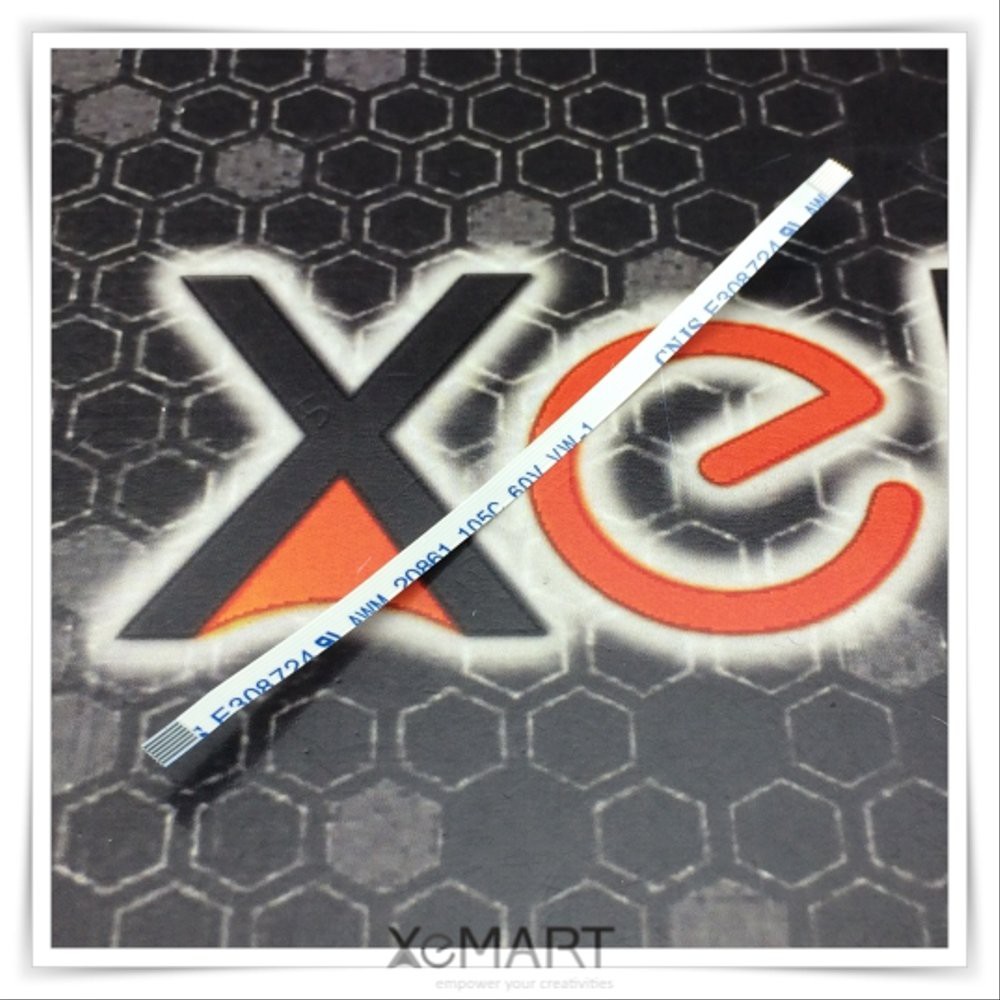 

Cable FPC 6P Pitch 0.5mm Flexible Kabel Pita Panjang 100mm