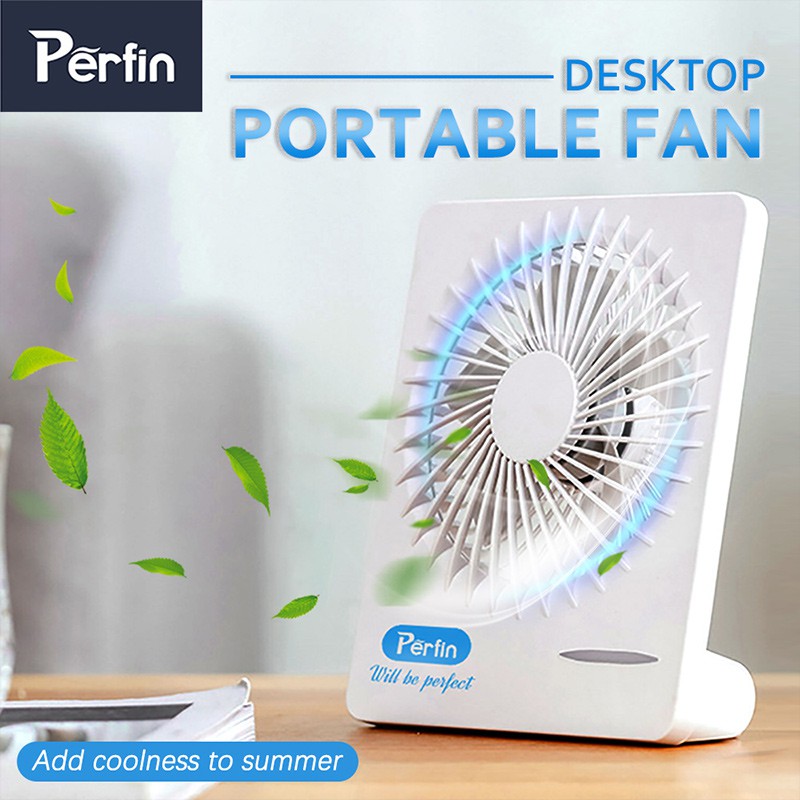 Perfin PFAN03 Kipas Angin Mini Portable USB 3-Speed
