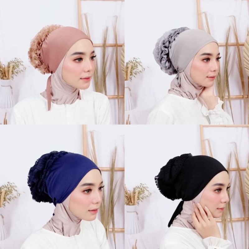 inner ciput turki / ciput / daleman kerudung wanita