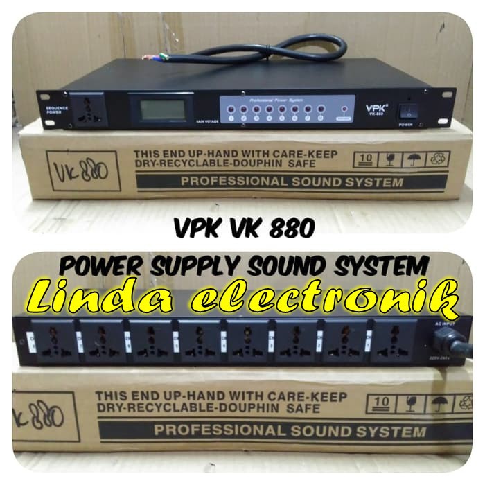 power supply sound system vpk vk880 ORYGINAL power supply vpk vk 880