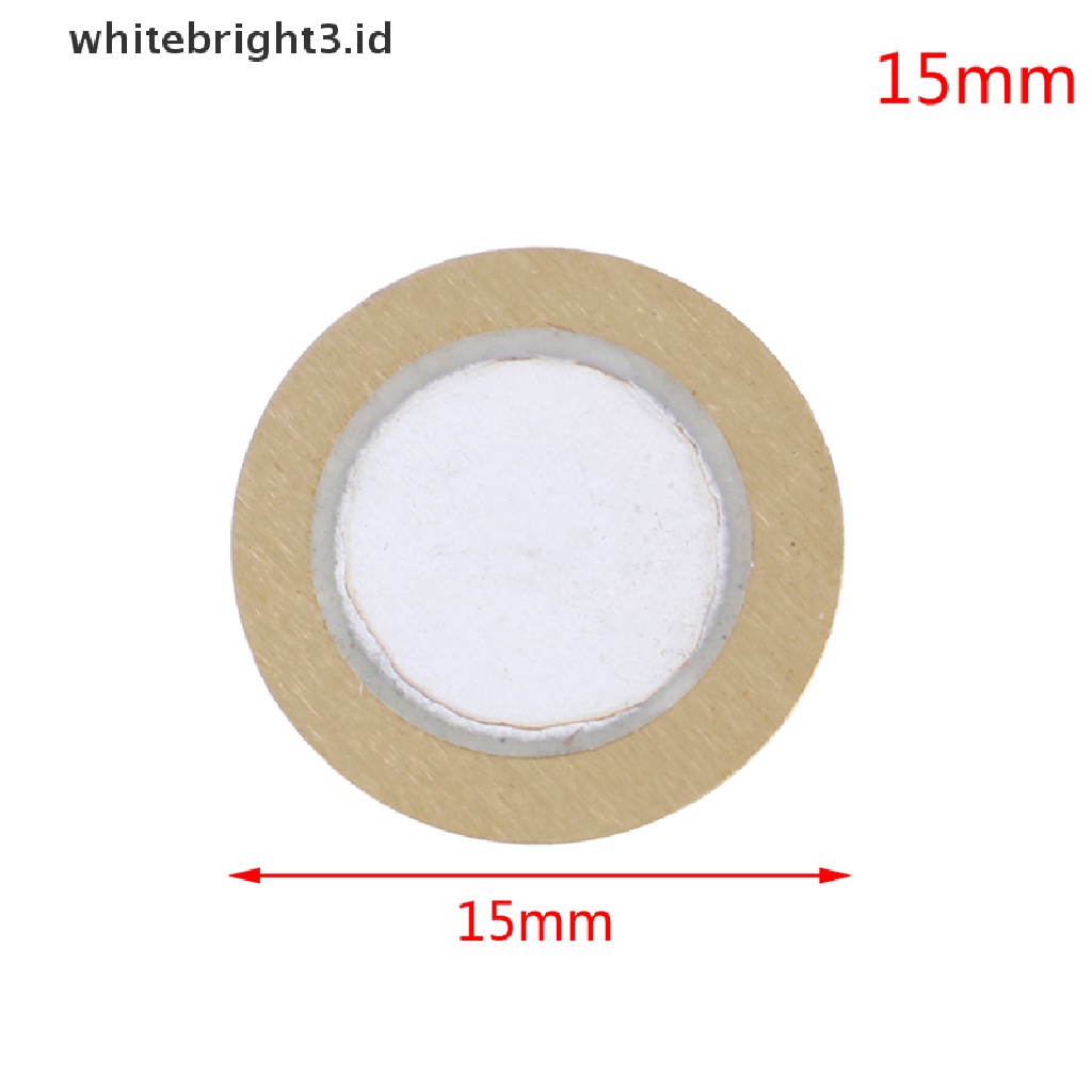 (whitebright3.id) 10pcs Disk drum trigger 12-50mm Bahan Tembaga Dengan sensor Suara