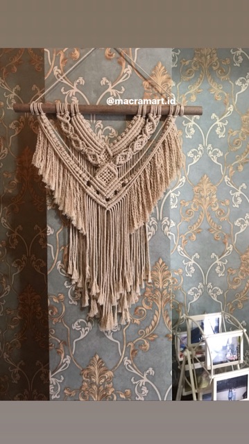 Macrame Wall Hanging Decoration / Makrame / Hiasan Dinding / Dekorasi