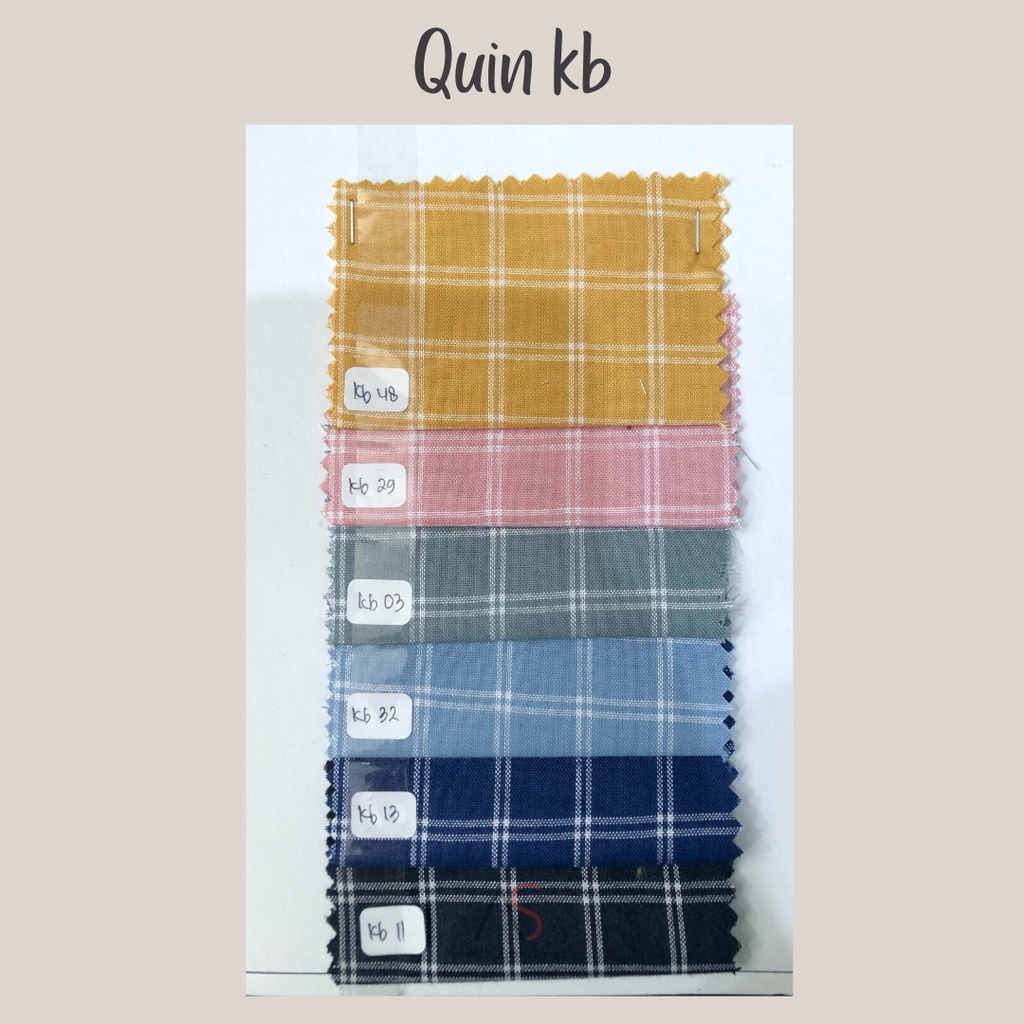 

Katalog Warna kain Quinn KB 3933 Aneka Sandang Textile