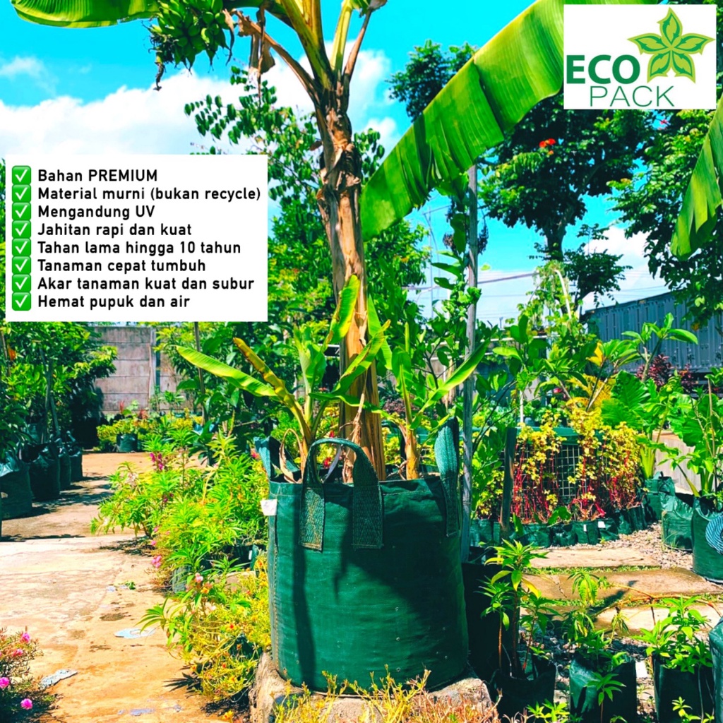 Planter Bag Eco Pack 150 Liter Grow Bag Ecopack Kualitas Premium