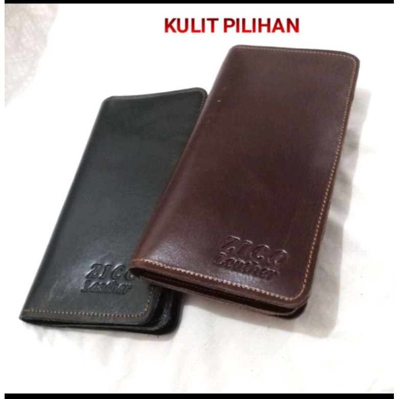 Dompet kulit asli model panjang full up