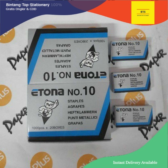 

[BTS] Isi Staples ETONA No.10 Kecil (20pak)