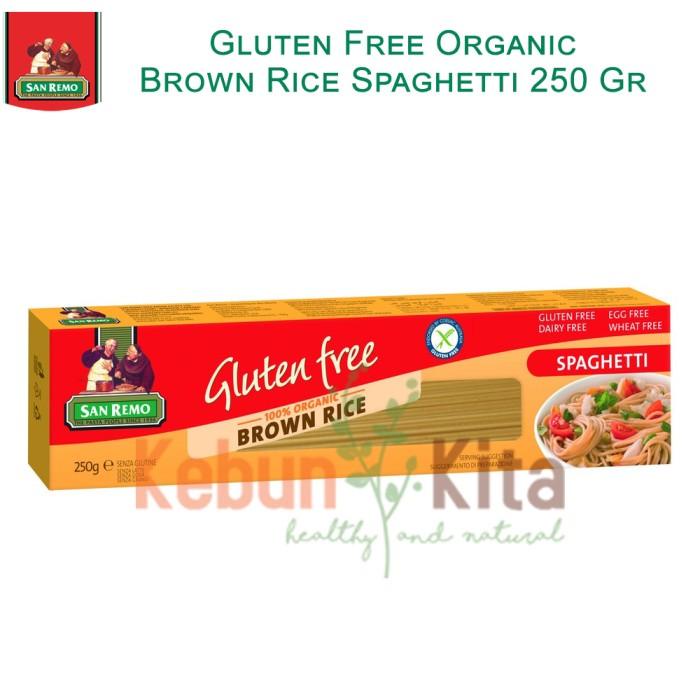 

Pasta | San Remo Gluten Free Organic Brown Rice Spaghetti 250Gr