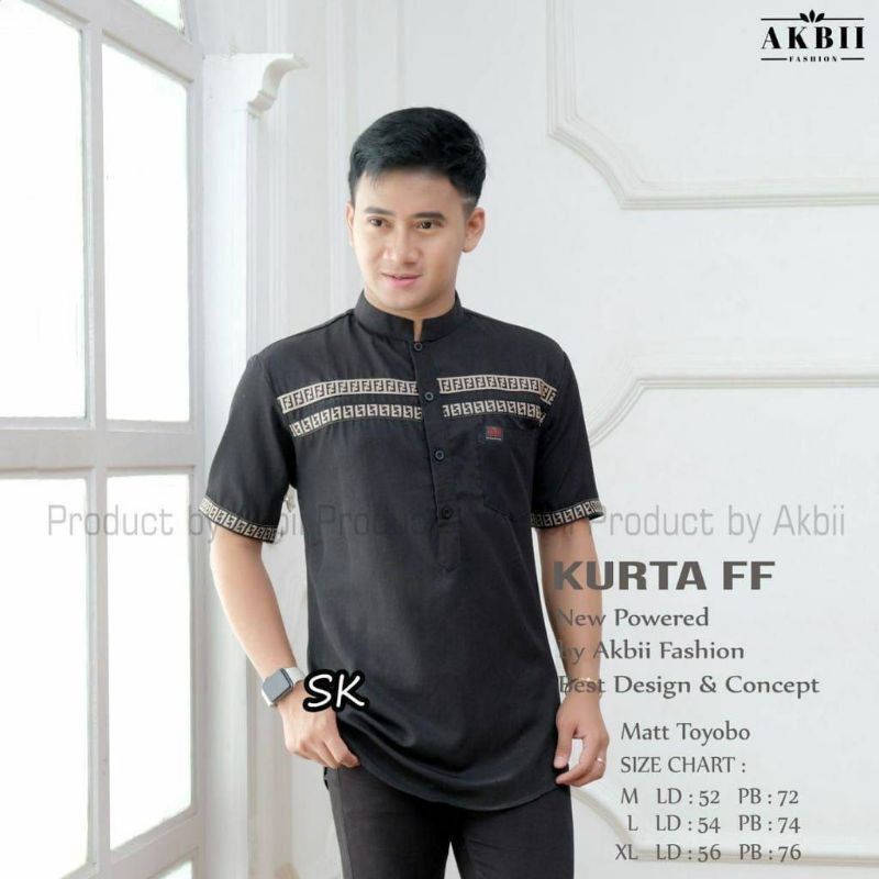 Baju Koko Kurta Dewasa Lengan Pendek Baju Koko Pakistan Premium Koko Kurta FF Terbaru 2022