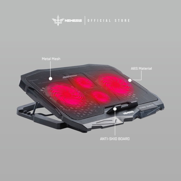 Cooling Pad Fan Gaming NYK NEMESIS X4 X 4 STROMBREAKER Coolingpad